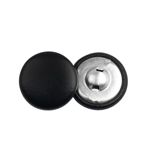 Knöpfe mit Stoffbezug, 11 mm bis 28 mm (schwarz, 11 mm, 10 Stück), 10 Stück von Bfjpofi