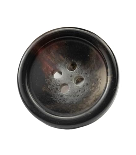Kunstharzknöpfe, 15 mm - 25 mm (schwarz, 18 mm, 10 Stück), 10 Stück von Bfjpofi