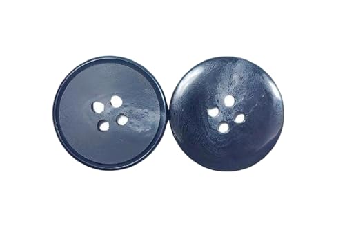 Kunstharzknöpfe, 15 mm bis 30,5 mm (schwarz, 28 mm, 10 Stück), 10 Stück von Bfjpofi
