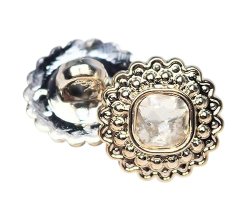 Kunststoff-Knöpfe, 15 mm, 21,5 mm, 25 mm (Roségold, 25 mm, 10 Stück), 10 Stück von Bfjpofi