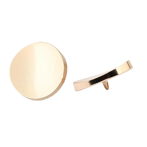 Metallknöpfe, 15 mm bis 28 mm (1# Gold, 28 mm, 6 Stück), 6 Stück von Bfjpofi