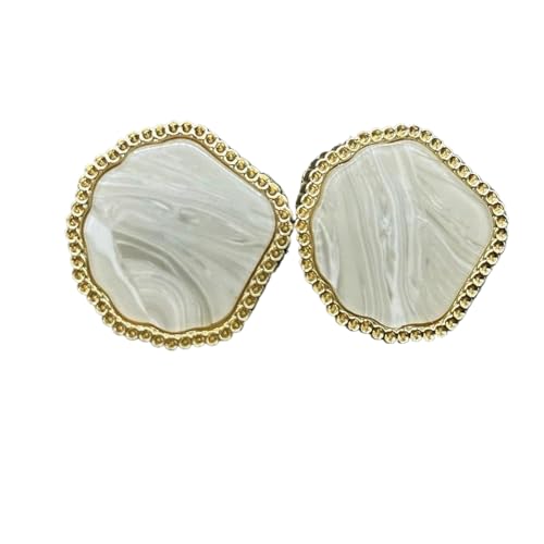 Metallknöpfe, 18 mm, 22 mm, 25 mm (gebürstetes Grau, 18 mm, 10 Stück), 10 Stück von Bfjpofi