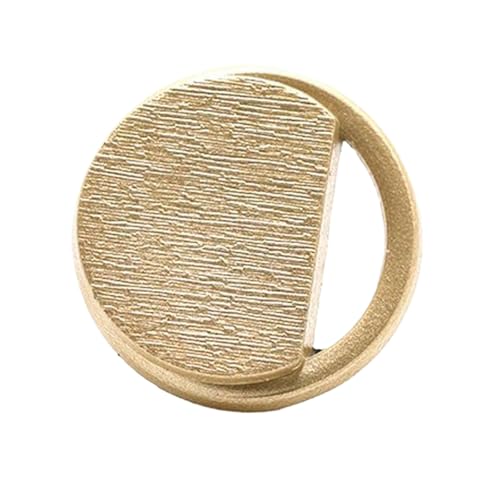 Metallknöpfe, rund, halbohl, 15 mm bis 25 mm, Sandgold, 20 mm, 6 Stück, 6 Stück Metallknöpfe, rund, halbohl, 15 mm bis 25 mm, Sandgold, 20 mm, 6 Stück, 6 Stück von Bfjpofi