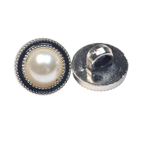 Perlenknöpfe, 12,5 mm bis 25 mm, Schwarz, 21,5 mm, 10 Stück, 10 Stück Perlenknöpfe, 12,5 mm bis 25 mm, Schwarz, 21,5 mm, 10 Stück, 10 Stück von Bfjpofi