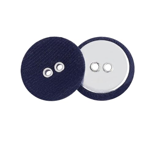 Runde Stoffknöpfe, 11 mm bis 23 mm (Nr. 4 Dunkelbraun, 23 mm, 10 Stück), 10 Stück von Bfjpofi