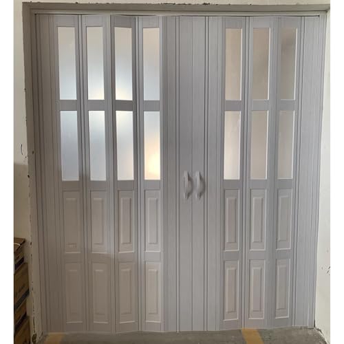 falttür Platzsparende Falttüren aus PVC, 60 70 80 Zoll Höhe, Akkordeontür for Garderobe, Speisekammer und Küche, 67 69 71 73 75 Zoll Breite, Falttür mit Magnetverschluss(H 152cm/60inch,W 157cm/62inch) falttür Platzsparende Falttüren aus PVC, 60 70 80 Zoll Höhe, Akkordeontür for Garderobe, Speisekammer und Küche, 67 69 71 73 75 Zoll Breite, Falttür mit Magnetverschluss(H 152cm/60inch,W 157cm/62inch) von Bflcttbd