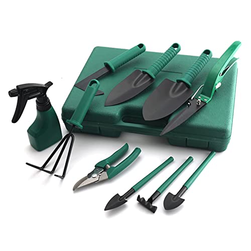 BgnEhRfL Gartengeräte, Gartengeräte-Set, Gartenpflanzwerkzeug-Set, Bonsai-Werkzeuge for den Außenbereich mit grüner Tragetasche BgnEhRfL Gartengeräte, Gartengeräte-Set, Gartenpflanzwerkzeug-Set, Bonsai-Werkzeuge for den Außenbereich mit grüner Tragetasche von BgnEhRfL