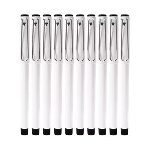 BgnEhRfL Gelschreiber, niedlicher Kugelschreiber, neutraler Stift mit Stiftspitze,schwarze Tinte, stilvoller Kunststoffschaft(12PCS) von BgnEhRfL