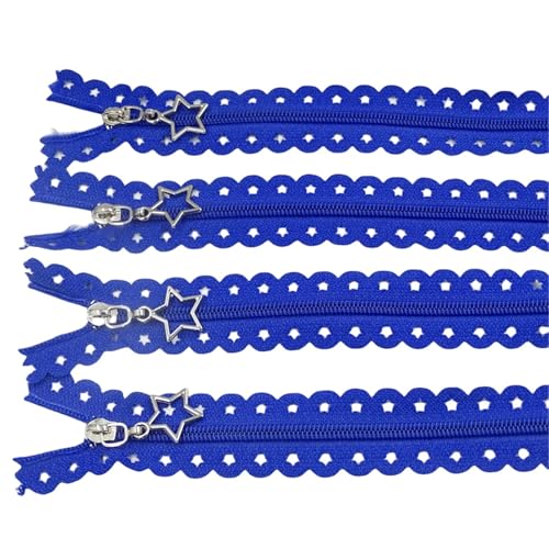 BgnEhRfL Reißverschluss, Reißverschlüsse, 3# Nylon-Reißverschluss, Nähzubehör, mehrfarbige Auswahl for Nähen, Basteln(Dark Blue,12 INCH-10PCS) von BgnEhRfL