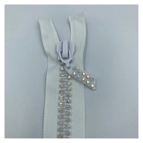 BgnEhRfL Reißverschluss, Reißverschlüsse, Doppelsträngige Kristallreißverschlüsse, AB-Kristall-Strass, Trennreißverschlüsse, Basis for Kleider, Kleidung, Nähen for Nähen, Basteln(White,2pcs) BgnEhRfL Reißverschluss, Reißverschlüsse, Doppelsträngige Kristallreißverschlüsse, AB-Kristall-Strass, Trennreißverschlüsse, Basis for Kleider, Kleidung, Nähen for Nähen, Basteln(White,2pcs) von BgnEhRfL