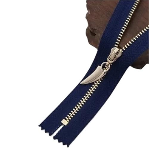 BgnEhRfL Reißverschluss, Reißverschlüsse, Metallreißverschluss mit geschlossenem Ende, DIY-Taschenkleidung, Machen Sie Handtasche bunt for Nähen, Basteln(Deep Blue,15cm) von BgnEhRfL