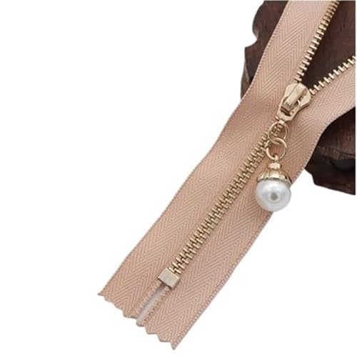 BgnEhRfL Reißverschluss, Reißverschlüsse, Metallreißverschluss mit geschlossenem Ende, DIY-Taschenkleidung, Machen Sie Handtasche bunt for Nähen, Basteln(Pink A,15cm) von BgnEhRfL