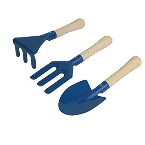 Gartengeräte, Gartenwerkzeug-Set, robuster Gartenbedarf, multifunktionale tragbare Gartenhandwerkzeuge for den Außenbereich(Blue) von BgnEhRfL