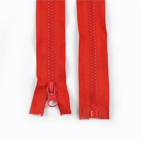 Reißverschluss, Reißverschlüsse, Harzreißverschluss, offener Auto-Lock-Reißverschluss for Jacken, DIY-Kleidungsstücke, Nähreißverschlüsse, Taschen, Mäntel, Reißverschlüsse, Zubehör for Nähen(Red,80cm) Reißverschluss, Reißverschlüsse, Harzreißverschluss, offener Auto-Lock-Reißverschluss for Jacken, DIY-Kleidungsstücke, Nähreißverschlüsse, Taschen, Mäntel, Reißverschlüsse, Zubehör for Nähen(Red,80cm) von BgnEhRfL