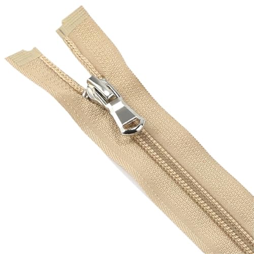Reißverschluss, Reißverschlüsse, Nylon-Reißverschluss mit offenem Ende, 5#, for Bekleidung, Oberbekleidung, Schneiderei, Nähen, Basteln, Nylon-Reißverschlüsse, Zubehör for Nähen, Basteln(Khaki,40CM) Reißverschluss, Reißverschlüsse, Nylon-Reißverschluss mit offenem Ende, 5#, for Bekleidung, Oberbekleidung, Schneiderei, Nähen, Basteln, Nylon-Reißverschlüsse, Zubehör for Nähen, Basteln(Khaki,40CM) von BgnEhRfL