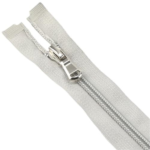 Reißverschluss, Reißverschlüsse, Nylon-Reißverschluss mit offenem Ende, 5#, for Bekleidung, Oberbekleidung, Schneiderei, Nähen, Basteln, Nylon-Reißverschlüsse, Zubehör for Nähen, Basteln(Light gray,60 Reißverschluss, Reißverschlüsse, Nylon-Reißverschluss mit offenem Ende, 5#, for Bekleidung, Oberbekleidung, Schneiderei, Nähen, Basteln, Nylon-Reißverschlüsse, Zubehör for Nähen, Basteln(Light gray,60 von BgnEhRfL