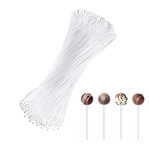 100 Stück transparente Kuchendekoration Stäbchen Acryl Lollipop Sticks klare Acrylstäbe für die Herstellung von Lutschern, Kuchen, Süßigkeiten, Pralinen, Keksen 100 Stück transparente Kuchendekoration Stäbchen Acryl Lollipop Sticks klare Acrylstäbe für die Herstellung von Lutschern, Kuchen, Süßigkeiten, Pralinen, Keksen von Bhogmeg