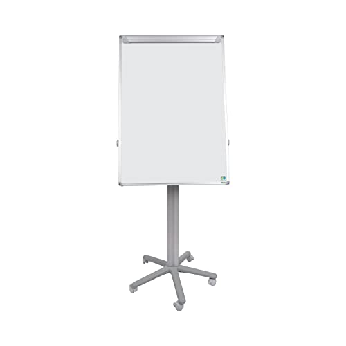 Bi-Office Earth mobiles Flipchart, nicht magnethaftende Staffelei, 70 x 100 cm, trocken abwischbare Oberfläche, Aluminiumrahmen, Grau Bi-Office Earth mobiles Flipchart, nicht magnethaftende Staffelei, 70 x 100 cm, trocken abwischbare Oberfläche, Aluminiumrahmen, Grau von Bi-Office