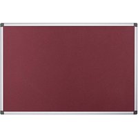 Bi-Office Pinnwand Feuerhemmend 150,0 x 120,0 cm Textil rot von Bi-Office