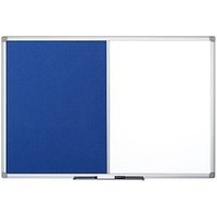 Bi-Office Whiteboard-Pinnwand MAYA KOMBI 150,0 x 120,0 cm Textil blau von Bi-Office