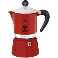 BIALETTI Rainbow Espressokocher rot, 1 Tasse von Bialetti