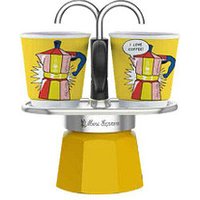 BIALETTI Mini Express Espressokocher gelb, 2 Tassen von Bialetti