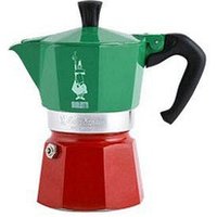 BIALETTI Moka Express 6 Color Italia Espressokocher grün, 6 Tassen von Bialetti