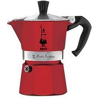 BIALETTI Moka Express 6 Espressokocher rot, 6 Tassen von Bialetti