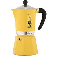 BIALETTI Rainbow Espressokocher gelb, 6 Tassen von Bialetti