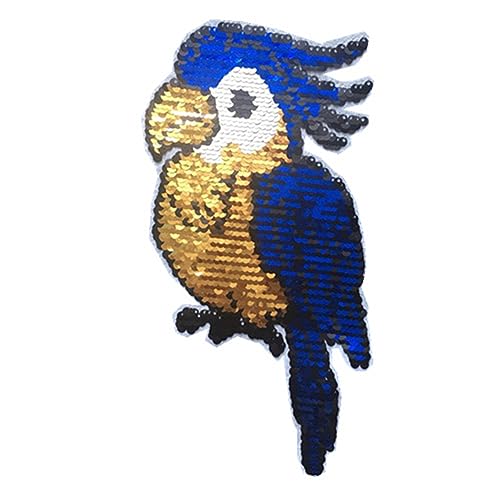 Bianriche Papageien-Pailletten, wendbar, Farbwechsel, Tiere, zum Aufnähen, für T-Shirts, Jeans, Hüte, Taschen, DIY-Zubehör Bianriche Papageien-Pailletten, wendbar, Farbwechsel, Tiere, zum Aufnähen, für T-Shirts, Jeans, Hüte, Taschen, DIY-Zubehör von Bianriche