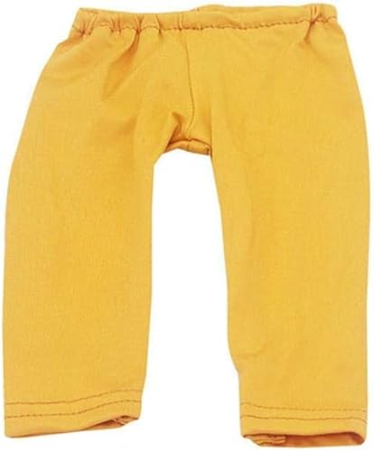Bianriche Puppenhose, Hose, Kleidung für 46 cm, Mädchenpuppe, modisches Mädchen-Puppen-Outfit, Kostümzubehör, 1 Stück, Gelb von Bianriche