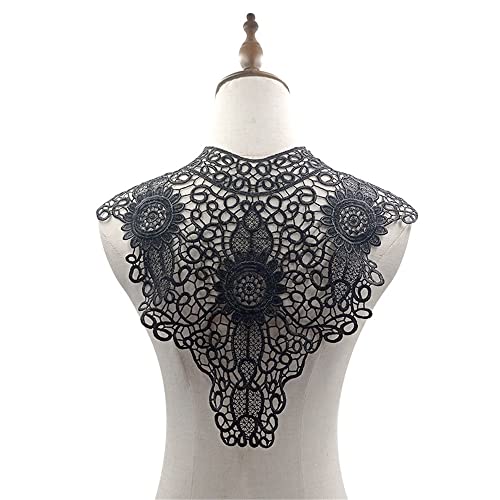 Bianriche Spitzenkragen-Applikation, floraler bestickter Ausschnitt, Tüllbesatz für Kragendekoration, Kleidung, Kleid, Braut, Hochzeit, Bastelprojekte, 40 x 44 cm, C# Bianriche Spitzenkragen-Applikation, floraler bestickter Ausschnitt, Tüllbesatz für Kragendekoration, Kleidung, Kleid, Braut, Hochzeit, Bastelprojekte, 40 x 44 cm, C# von Bianriche