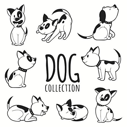 Bianriche Transparenter Stempel Hund Silikon Stempel Tiersiegel für DIY Scrapbooking Handwerk Fotoalbum Kartenherstellung Dekoration #5 von Bianriche