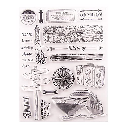 Bianriche Transparenter Stempel Kreuzfahrtschiff Pfeil Silikon Stempel für DIY Prägung Scrapbook Album Papier Karten Dekor Handwerk Bianriche Transparenter Stempel Kreuzfahrtschiff Pfeil Silikon Stempel für DIY Prägung Scrapbook Album Papier Karten Dekor Handwerk von Bianriche