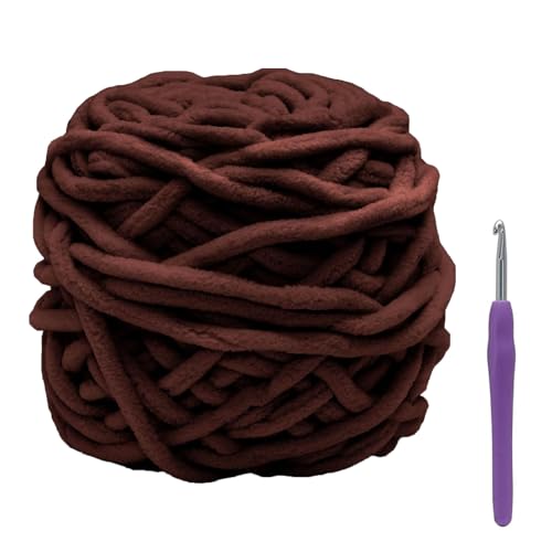 Biaungdo Chenille-Garn zum Häkeln, 100 g, grün, weich, sperrig, dick, flauschiges Garn, Samtgarne zum Stricken von Decken, Basteln, mit kleinen Kunststoffnadeln und Häkelnadel Biaungdo Chenille-Garn zum Häkeln, 100 g, grün, weich, sperrig, dick, flauschiges Garn, Samtgarne zum Stricken von Decken, Basteln, mit kleinen Kunststoffnadeln und Häkelnadel von Biaungdo