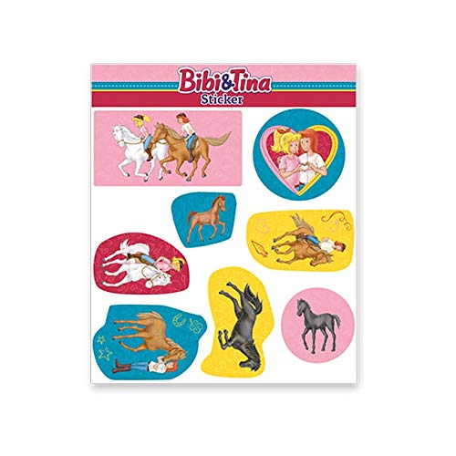 8 Sticker * BIBI & TINA * als Mitgebsel, als Geschenk oder zum Basteln | Aufkleber Bilder Kinder Kindergeburtstag Geburtstag von Bibi&Tina