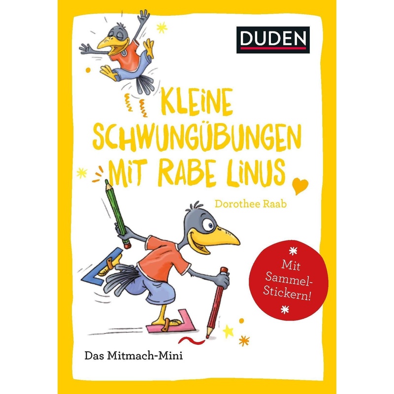Duden Minis (Band 33) - Kleine Schwungübungen Mit Rabe Linus / Ve 3 - Dorothee Raab, Kartoniert (TB) von Bibliograph. Instit. GmbH