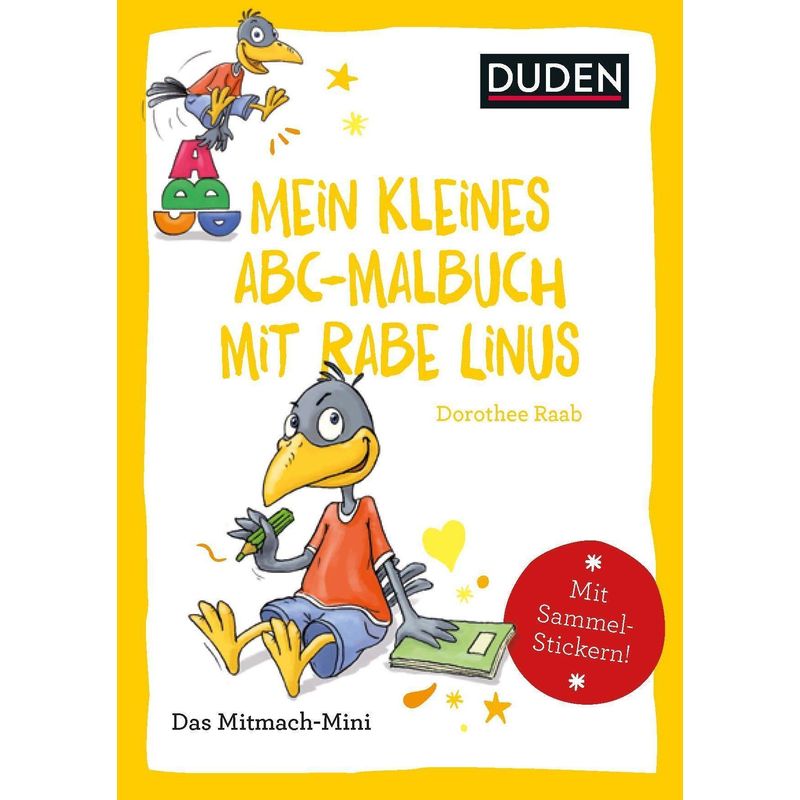 Duden Minis (Band 34) - Mein Kleines Abc-Malbuch Mit Rabe Linus / Ve Mit 3 Exemplaren - Dorothee Raab, Kartoniert (TB) von Bibliograph. Instit. GmbH