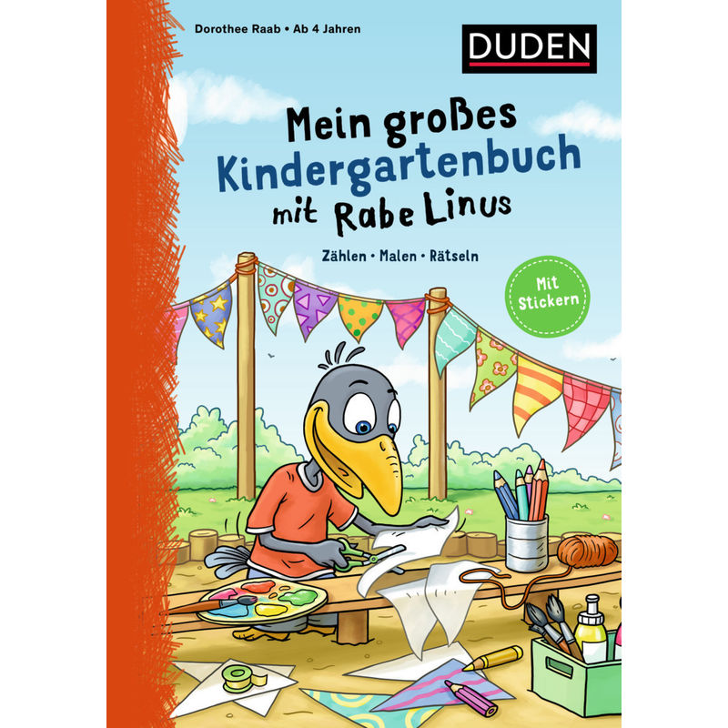 Mein Großes Kindergartenbuch Mit Rabe Linus - Dorothee Raab, Kartoniert (TB) von Duden / Bibliographisches Institut