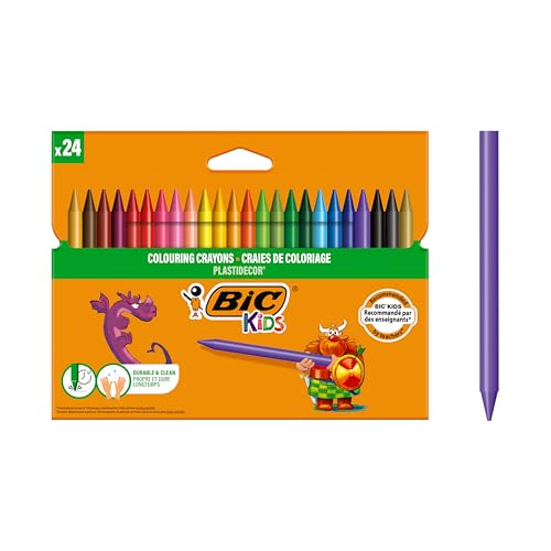 BIC Kids Plastidecor Wachsmalkreiden, Gold und Silber - 24er Pack BIC Kids Plastidecor Wachsmalkreiden, Gold und Silber - 24er Pack von BIC