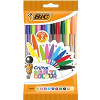 BIC Kugelschreiber CRISTAL MULTICOLOUR transparent, Schreibfarbe: farbsortiert, 10 St. BIC Kugelschreiber CRISTAL MULTICOLOUR transparent, Schreibfarbe: farbsortiert, 10 St. von Bic