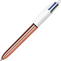 BIC 4-Farben-Kugelschreiber 4 Colours Shine rose Schreibfarbe farbsortiert, 1 St. von Bic