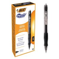 BIC Gel-ocity Gelschreiber schwarz/transparent 0,3 mm, Schreibfarbe: schwarz, 12 St. BIC Gel-ocity Gelschreiber schwarz/transparent 0,3 mm, Schreibfarbe: schwarz, 12 St. von Bic