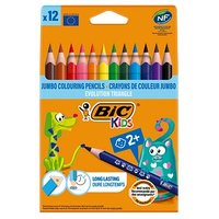 BIC Kids Evolution Triangle Buntstifte farbsortiert, 12 St. von Bic