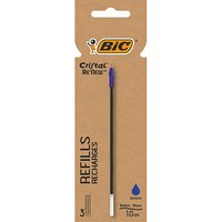 BIC Cristal Re'New Kugelschreiberminen M blau, 3 St. von Bic