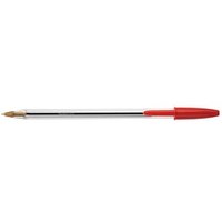 BIC Kugelschreiber Cristal transparent, Schreibfarbe: rot, 50 St. BIC Kugelschreiber Cristal transparent, Schreibfarbe: rot, 50 St. von Bic