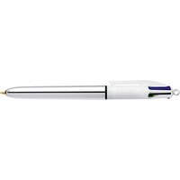 AKTION: BIC 4-Farben-Kugelschreiber 4 Colours Shine silber Schreibfarbe farbsortiert, 1 St. von Bic