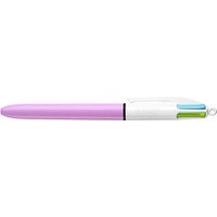 BIC 4-Farben-Kugelschreiber Fun lila Schreibfarbe farbsortiert, 1 St. von Bic