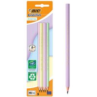 BIC EVOLUTION PASTEL Bleistifte HB 2x lila, grün, gelb, rosa, 5 St. BIC EVOLUTION PASTEL Bleistifte HB 2x lila, grün, gelb, rosa, 5 St. von Bic