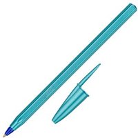 BIC Kugelschreiber Cristal Glace metallblau, Schreibfarbe: blau, 20 St. von Bic